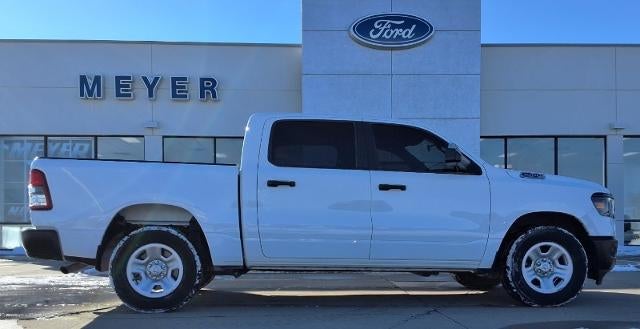 2024 RAM 1500 Tradesman in White — front three-quarter view
