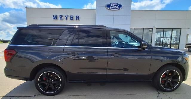 2024 Ford Expedition Max Limited in Gray — front three-quarter view