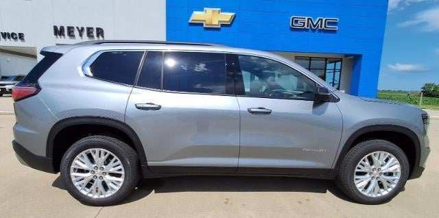 2026 GMC Acadia Elevation in Sterling Metallic — front three-quarter view