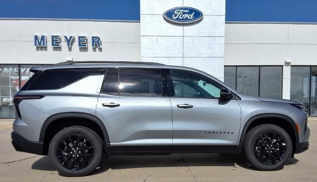 2026 Chevrolet Traverse LT in Sterling Gray Metallic — front three-quarter view