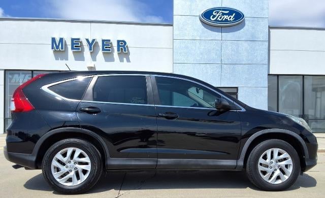 2016 Honda CR-V EX in Black — front three-quarter view