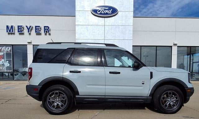 2021 Ford Bronco Sport Big Bend in Gray — front three-quarter view