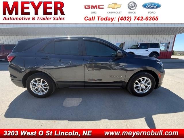 2022 Chevrolet Equinox LS in Iron Gray Metallic — front three-quarter view
