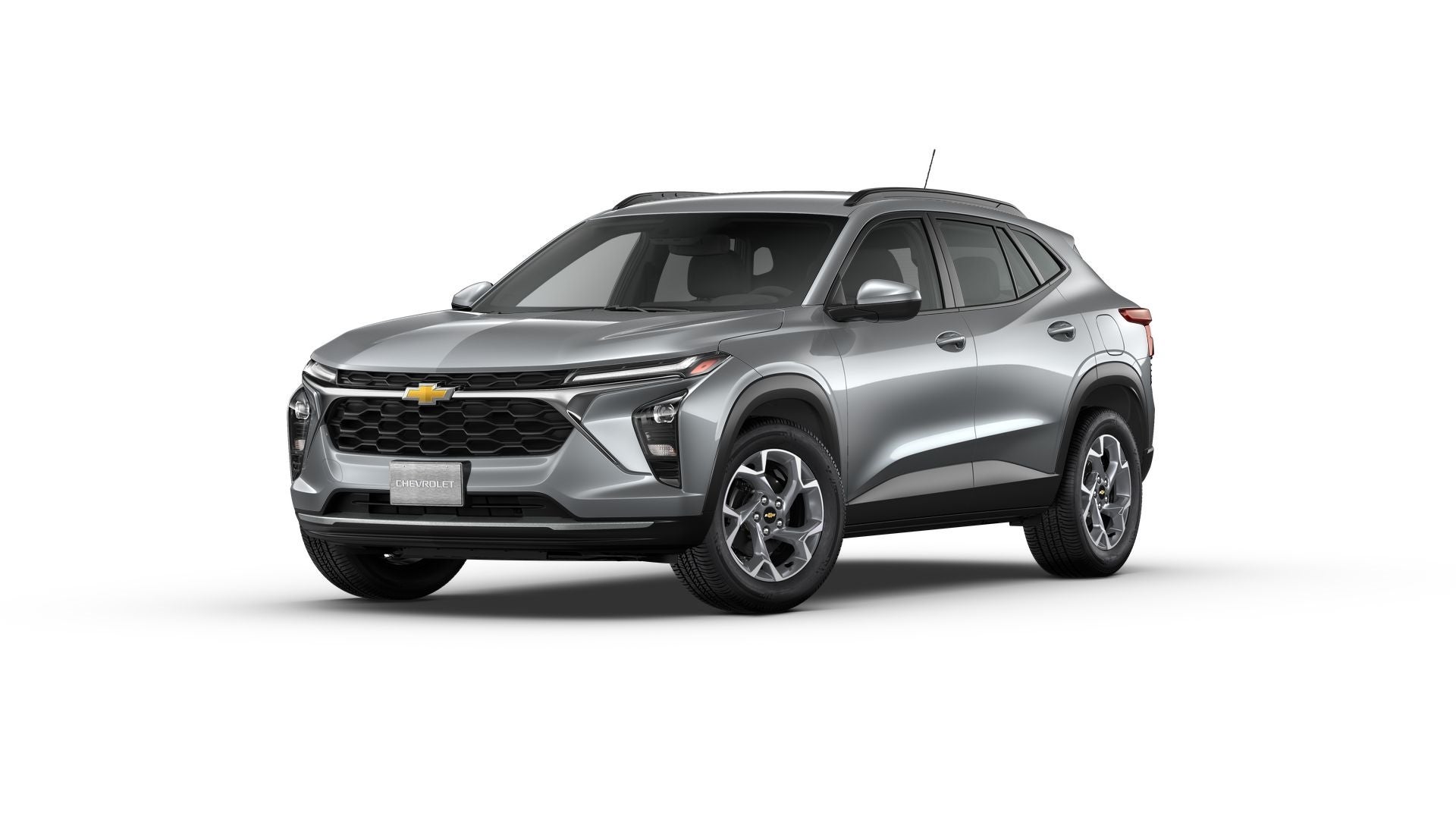 2025 Chevrolet Trax LT in Sterling Gray Metallic — front three-quarter view